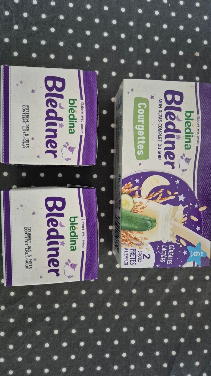Blediner Courgettes x3 et Potiron x1
