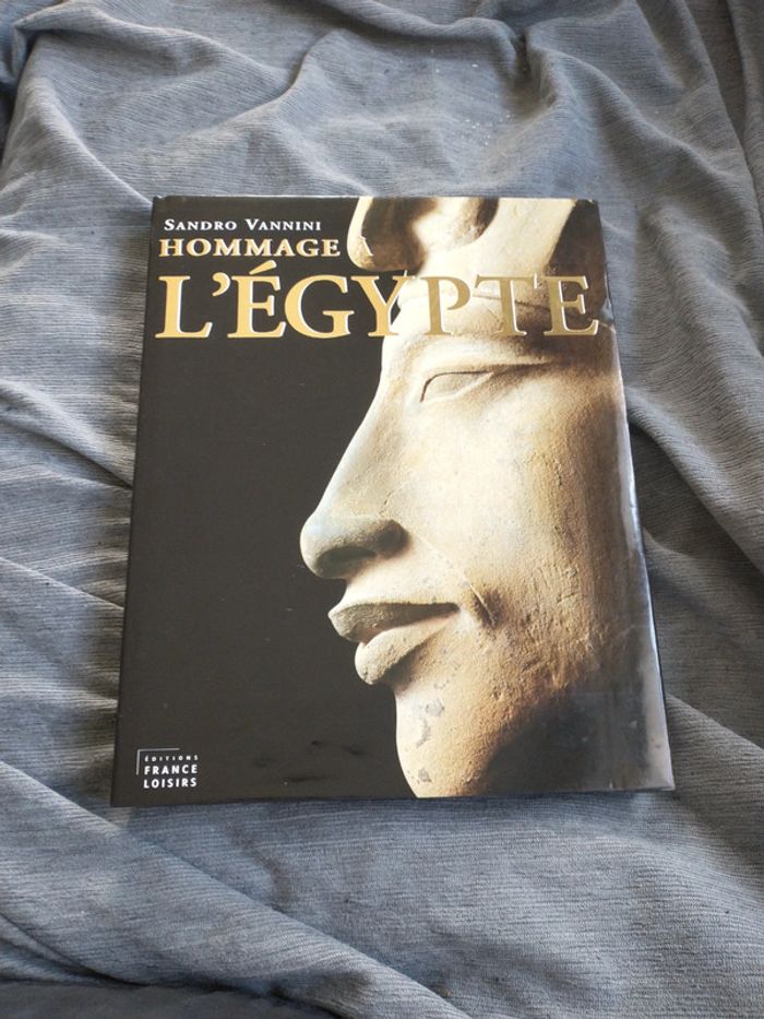 Très beau livre hommage à l'Égypte de Sandro vannini