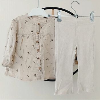 18 mois ensemble chemise et legging assorti