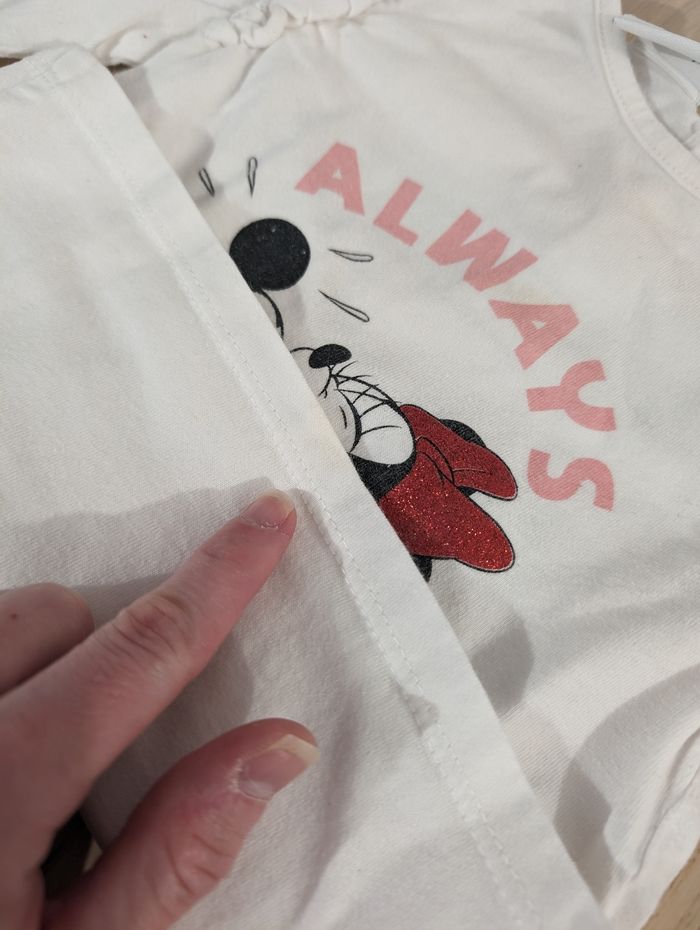 T-shirt Disney Minnie Mickey - photo numéro 4