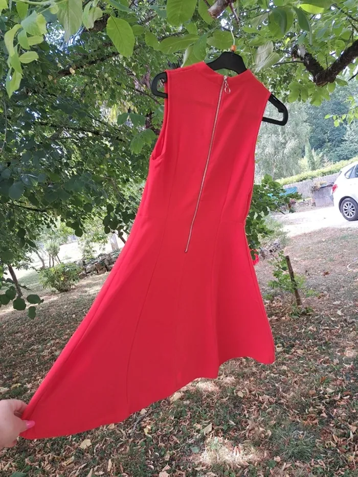 Robe rouge orangée 38/40 - photo numéro 5