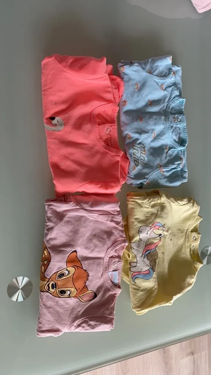 Lot de 4 pyjamas mi saison fille - photo numéro 2