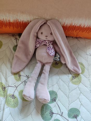 Doudou lapin rose kaloo