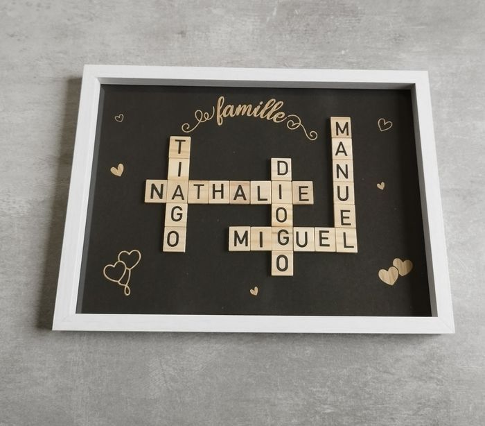 Cadre Scrabble jusqu'à 5 mots