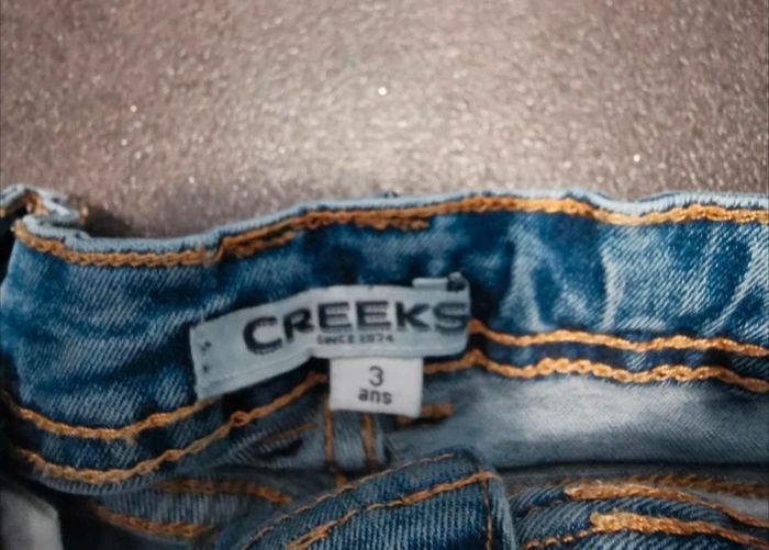 Pantalon jean fille 3 ans Creeks - photo numéro 4