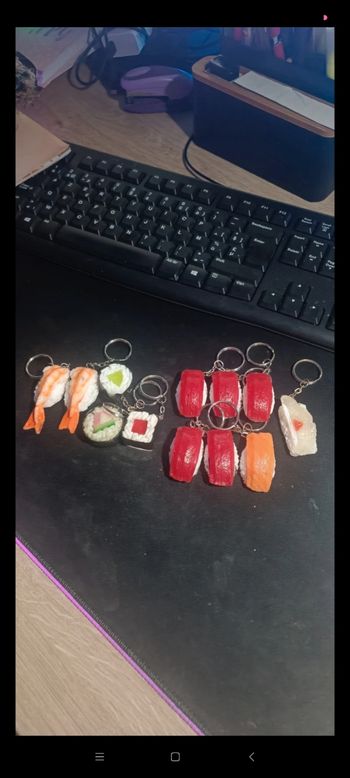 Porte clés sushi