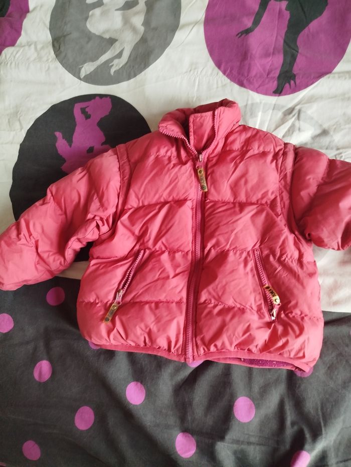 Doudoune doublée polaire