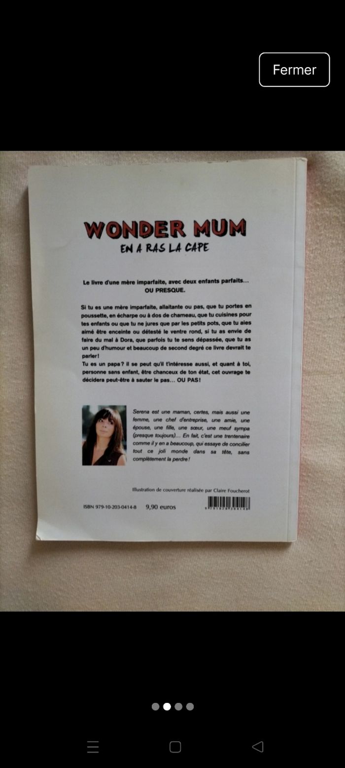 Livre wonder mum en a ras la cape - photo numéro 2
