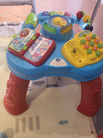 Table d'eveil parlante