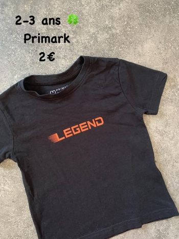 T-shirt 🍀 2-3 ans 🍀 Primark