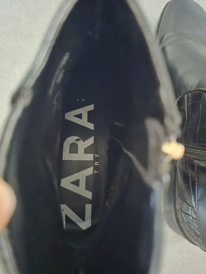 Bottines noir zara - photo numéro 3
