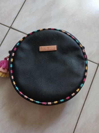 Sac rond noir et coloré Little Marcel