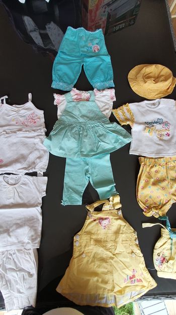 lot ete 12 pièces 6 mois fille