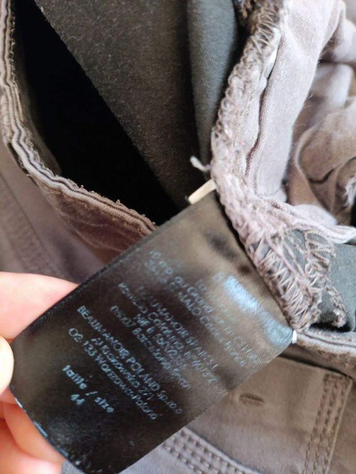 Pantalon droit gris foncé – BRÉAL – taille 44 mignon casual grisé - photo numéro 4