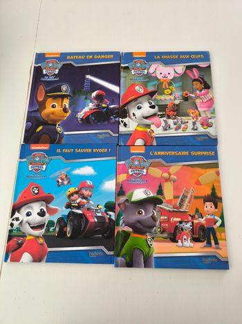 4 livres de la Paw patrouille