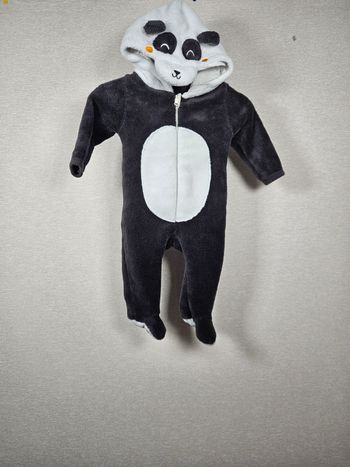 Combinaison panda in extenso 62 cm