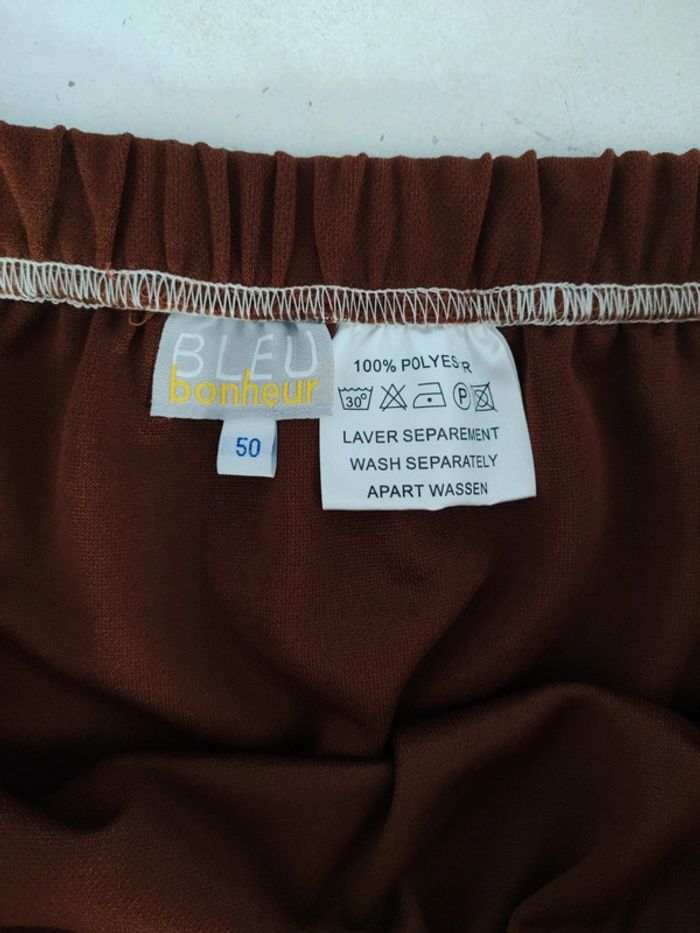 Jupe mi-longue bleu bonheur t50 - photo numéro 3