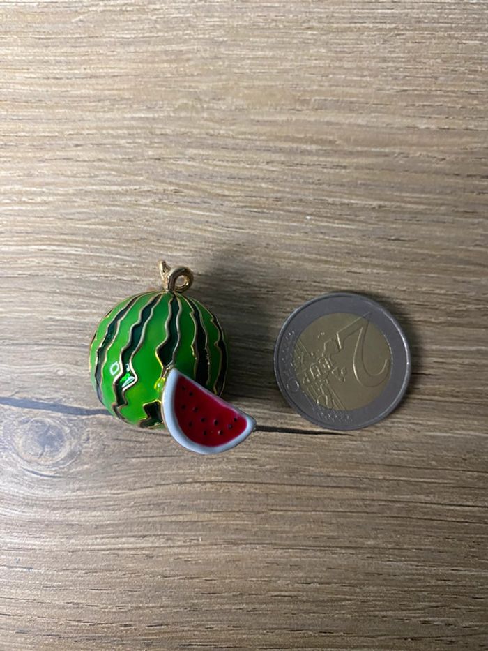 Broche pastèque émaillé - photo numéro 5