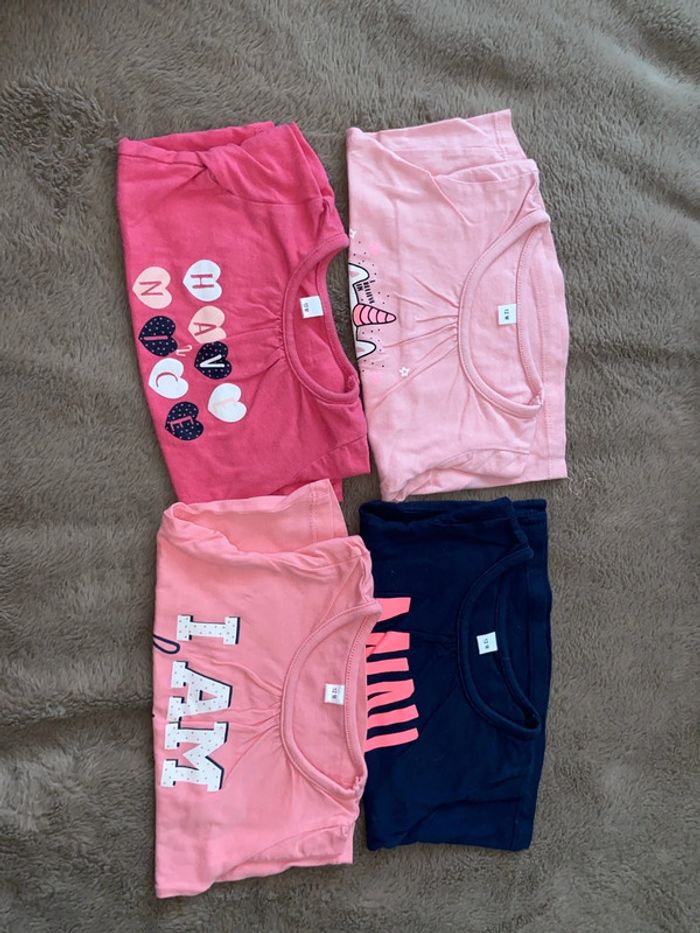 🌸lot manche longue 12 mois