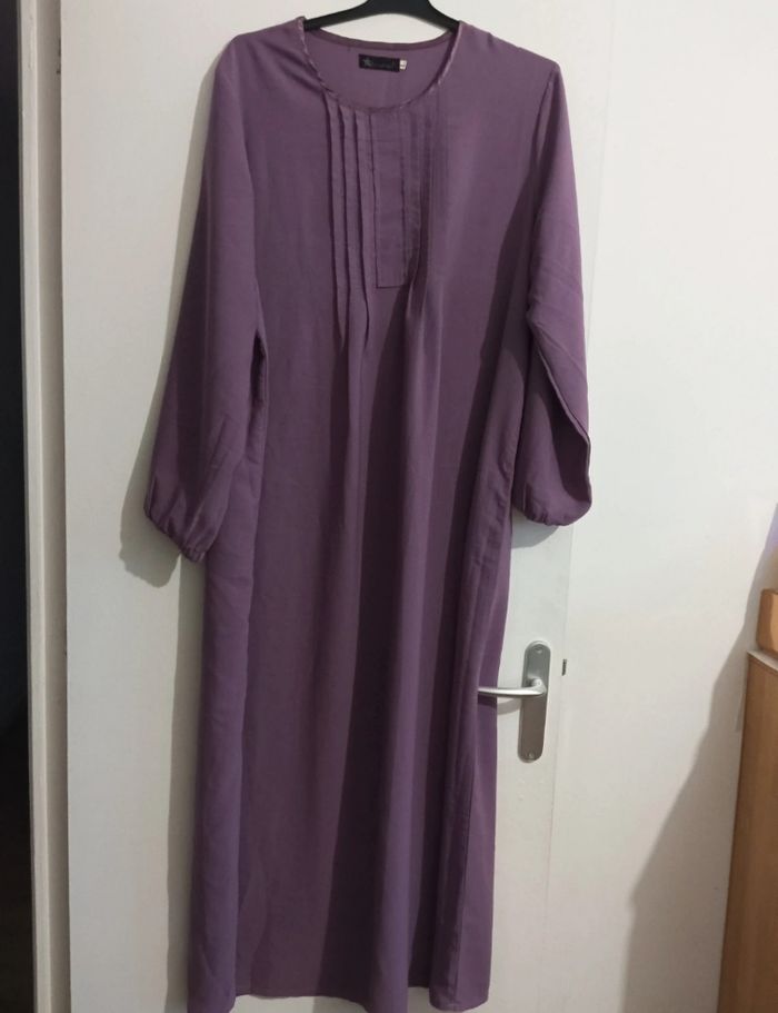 Abaya mauve taille L/XL - photo numéro 3