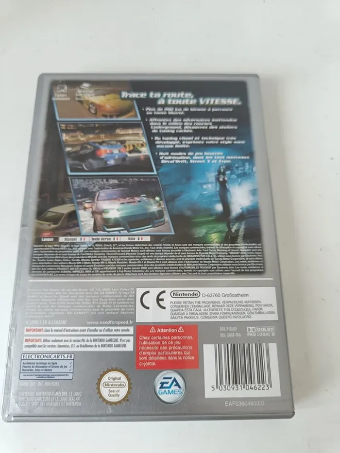 Need for Speed Nintendo GameCube avec notice - photo numéro 3
