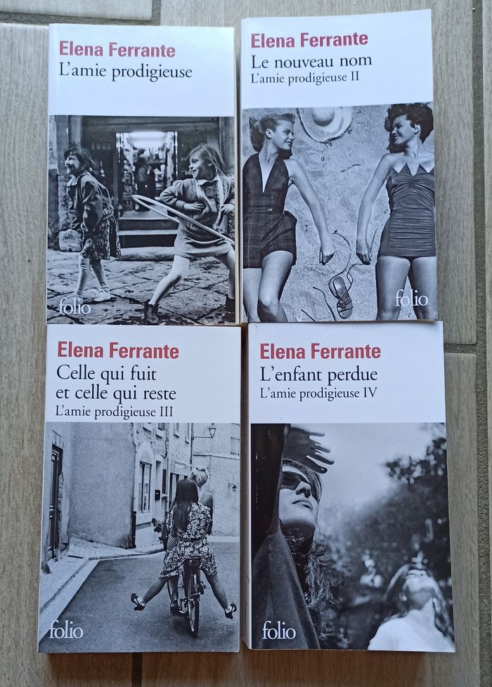 💐 Lot de 4 livres l'amie prodigieuse d'Elena Ferrante 💐 - photo numéro 1