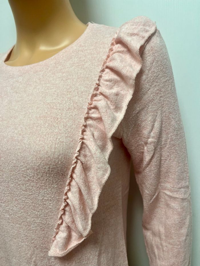 Pull rose à volants Jennyfer - photo numéro 3