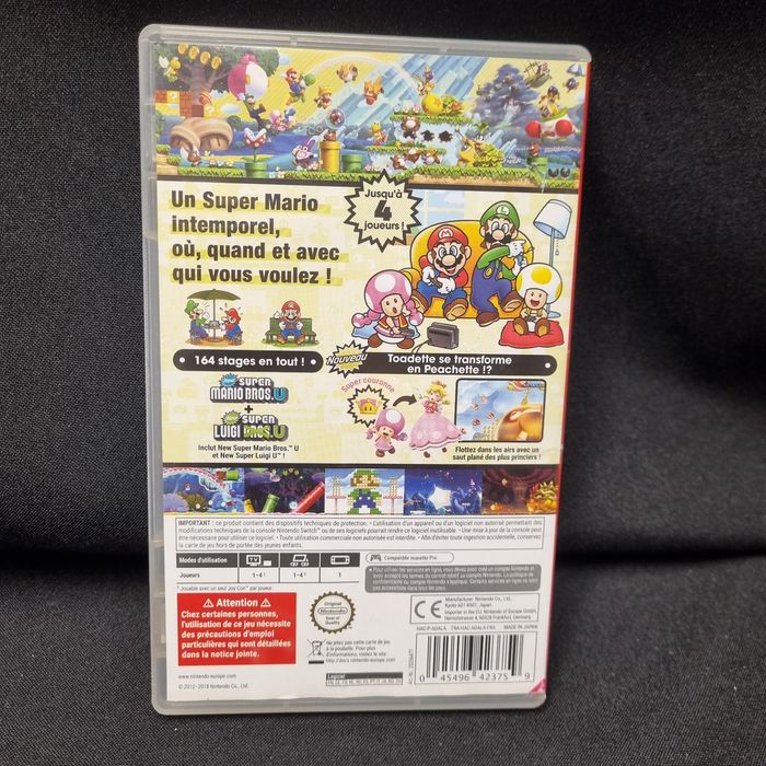 Super Mario Bros U Deluxe Switch Comme Neuf - photo numéro 3