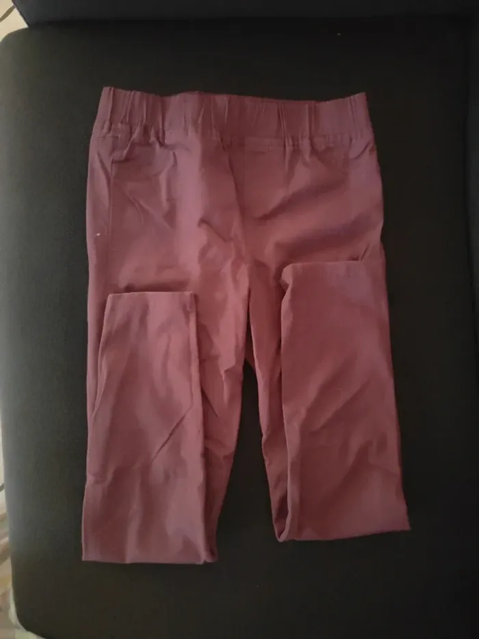 Pantalon bordeaux - photo numéro 2