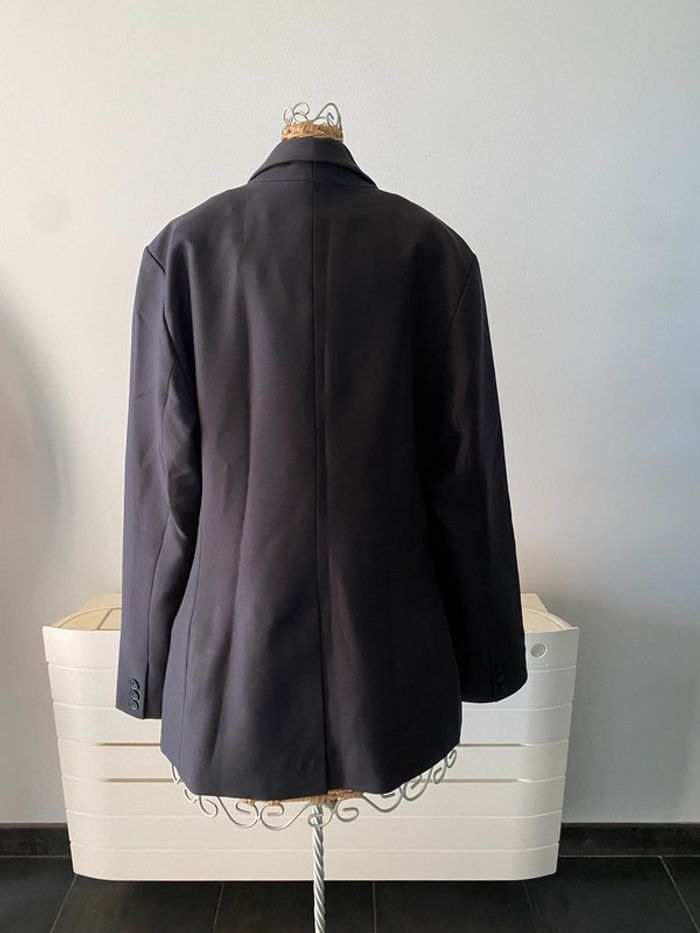 Tailleur La City blazer et pantalon marron taille 38 - photo numéro 4