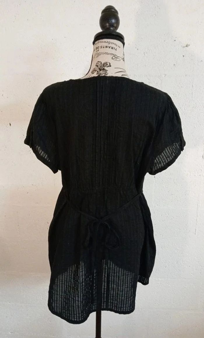 🖤 Blouse noire longue M&S – Taille 46 – Bon état - photo numéro 6