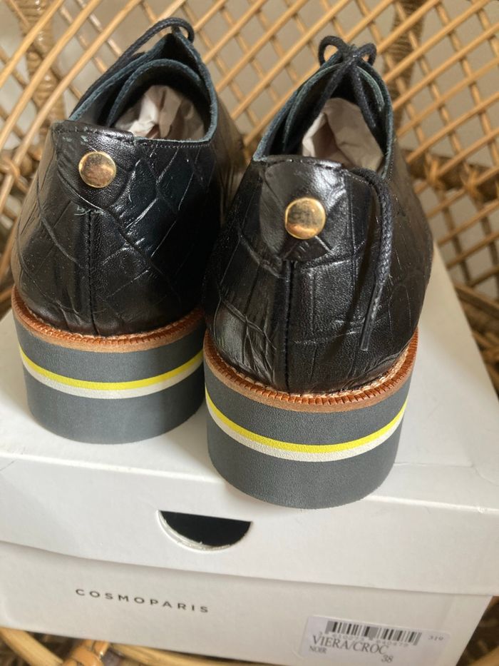 Derbys croco pour femmes - photo numéro 2