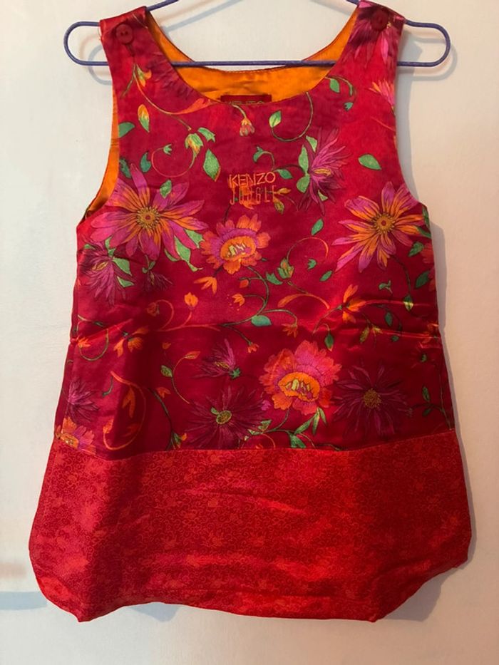 Magnifique robe en soie Kenzo, taille 2 ans, Kenzo Jungle. - photo numéro 2