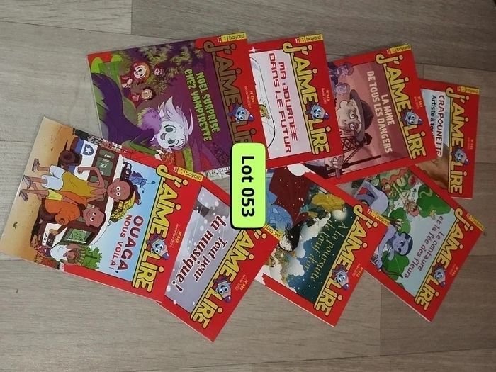 Lot de 8 magazines J’aime lire année 2021-22 L053  7595829459