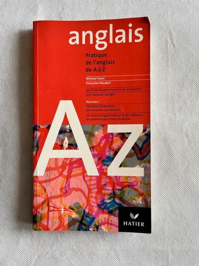 Livre Anglais À à Z