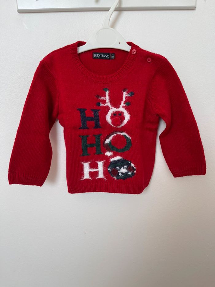 Pull mixte Noël 9 mois