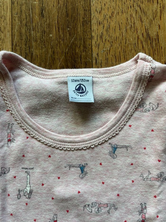 Lot de 2 chemises Petit Bateau fille 12 ans - photo numéro 4
