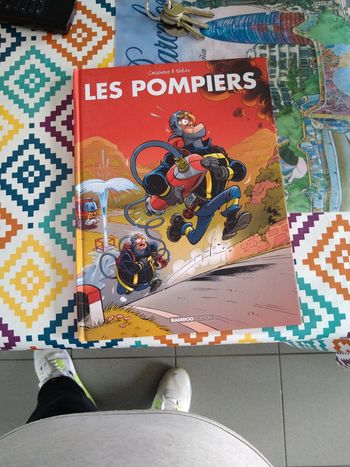 Livre bd les pompiers
