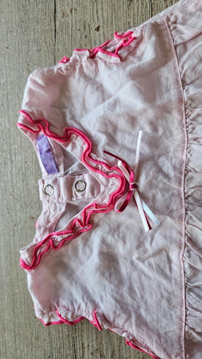 Blouse légère rose clair et rose foncé, Hema, 86, nickel - photo numéro 4