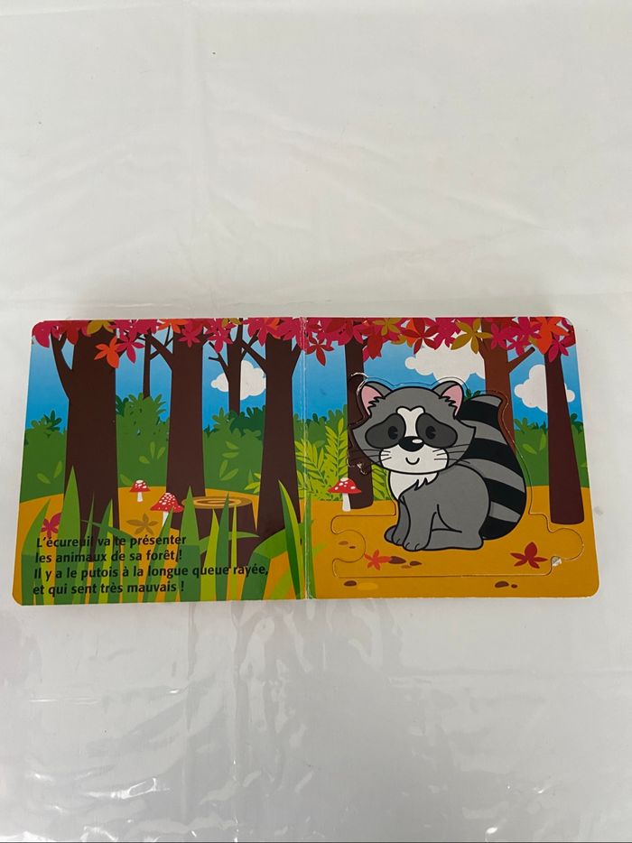 Livre la farandole des puzzles les animaux de la forêt - photo numéro 7