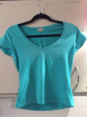 Teeshirt vert menthe taille S 