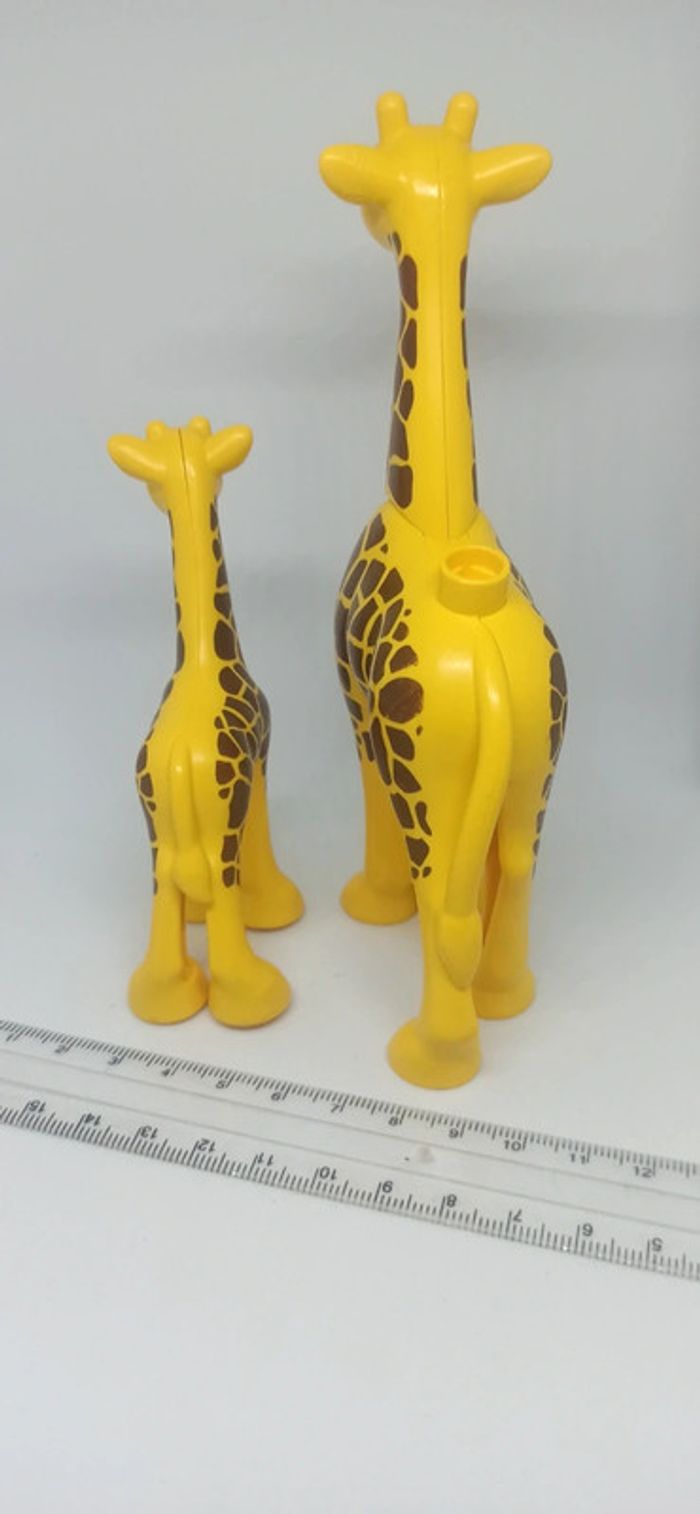 Girafe adulte et bébé lego duplo - photo numéro 6