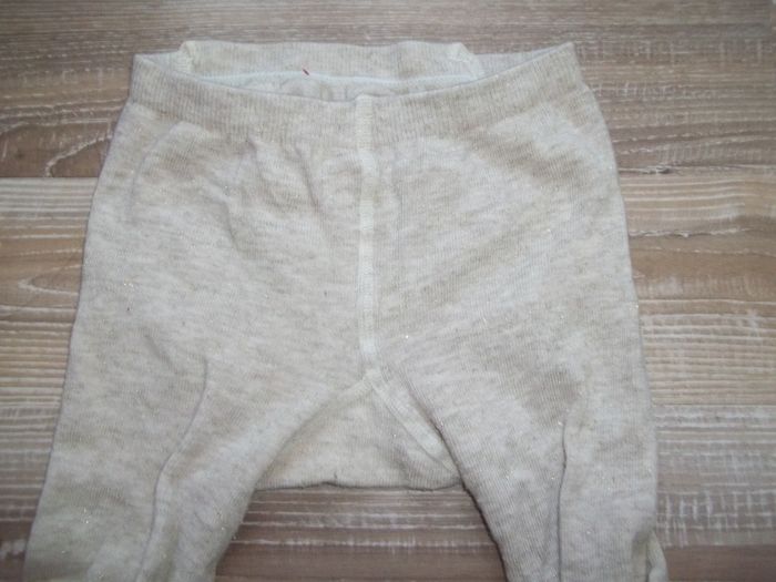 Collant écru et doré - photo numéro 3