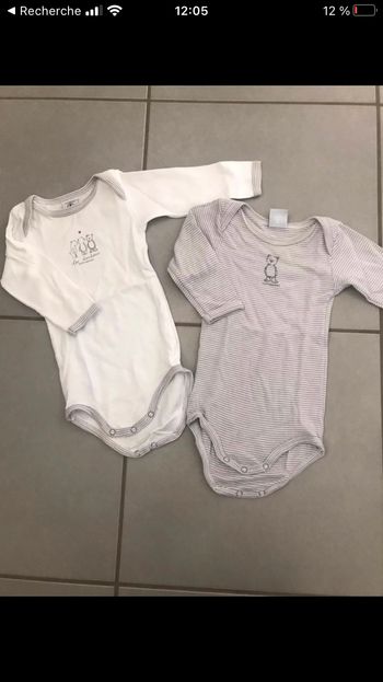 Bodys petit bateau 6 mois