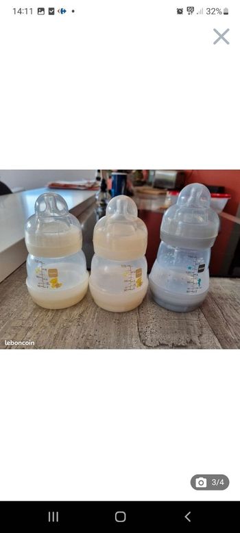 6 Biberons Mam