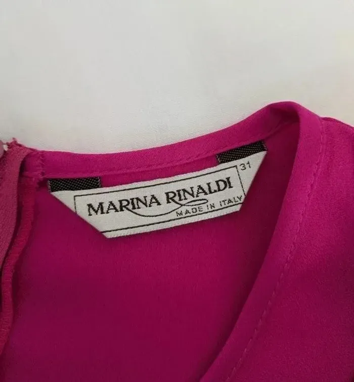 Robe de soirée avec ceinture - Marina Rinaldi - taille MR 31 (FR56) - photo numéro 6