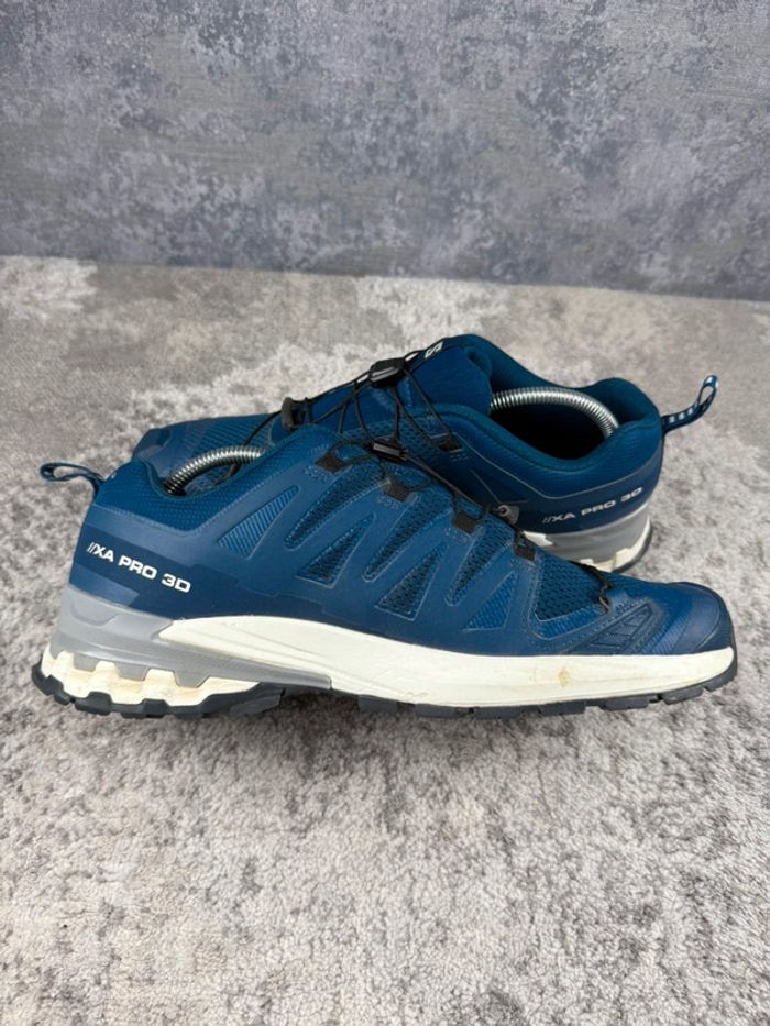 Salomon XA Pro 3D V9 - Blue & White & Grey - photo numéro 6
