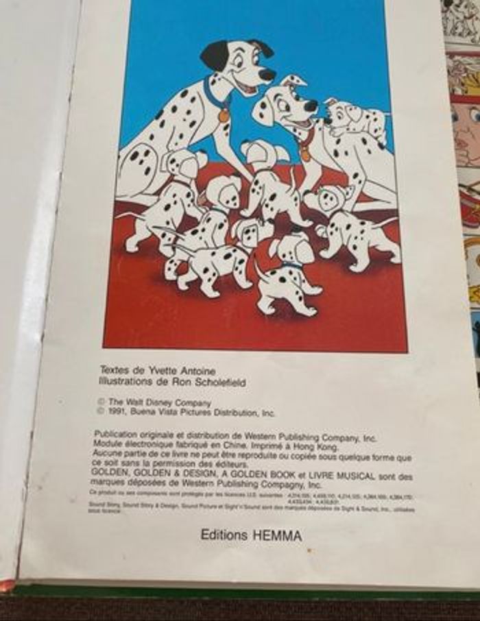 Livre musical Les 101 dalmatiens - photo numéro 3