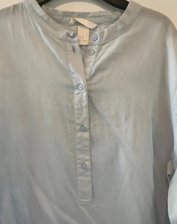 Chemise blouse H&M bleu neuve - photo numéro 3