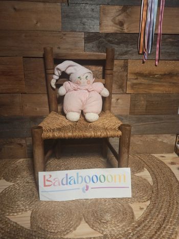 Poupée chiffon nounours be vintage